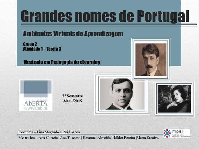 Portugal - Personalidades que marcam