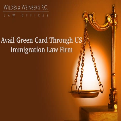 Avail green card through us immigration law firm