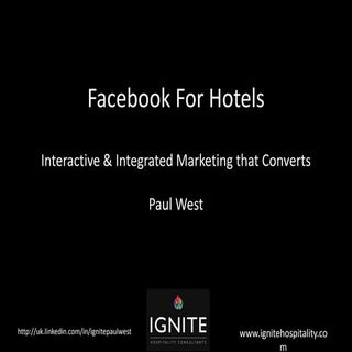 Ignite hospitality speaking at the ...