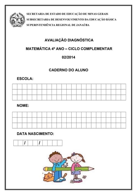 Aval. diag _mat_4_ano_2014