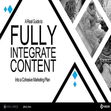 Pubcon SFIMA - Integrating Content 