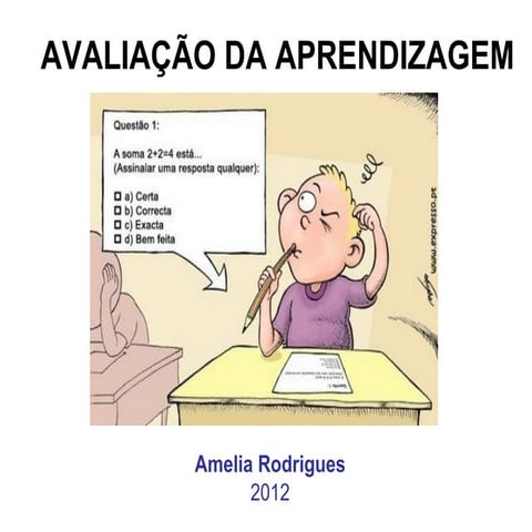 Avaliacao da aprendizagem