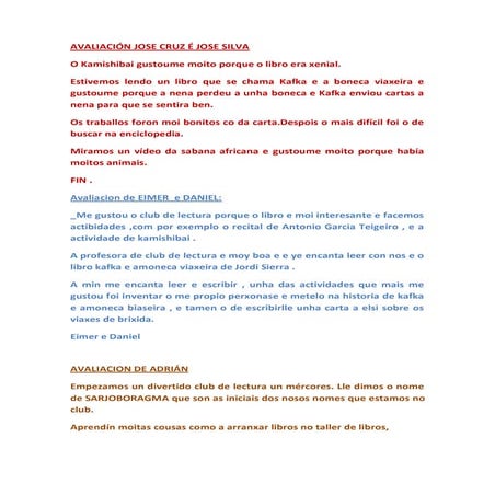 Avaliación de sarjoborajma