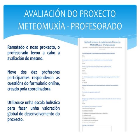 Avaliación do proxecto meteomuxía   profesorado