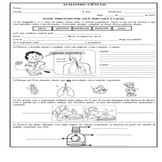 Avaliando   ciências 4º ano sistema...