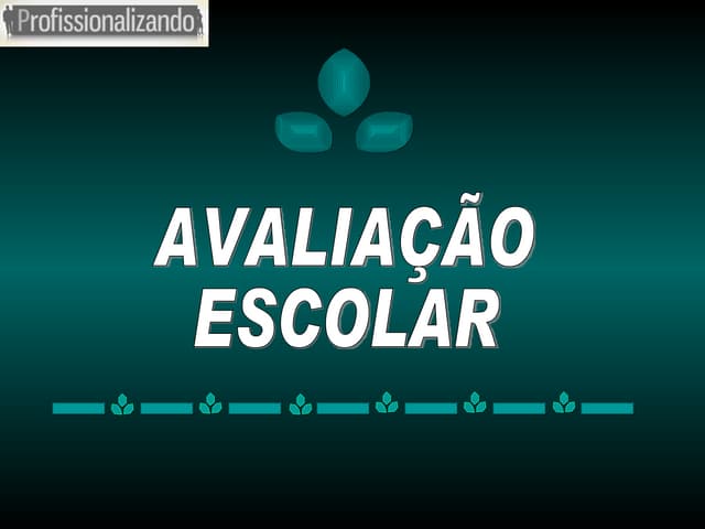 Avaliação Escolar