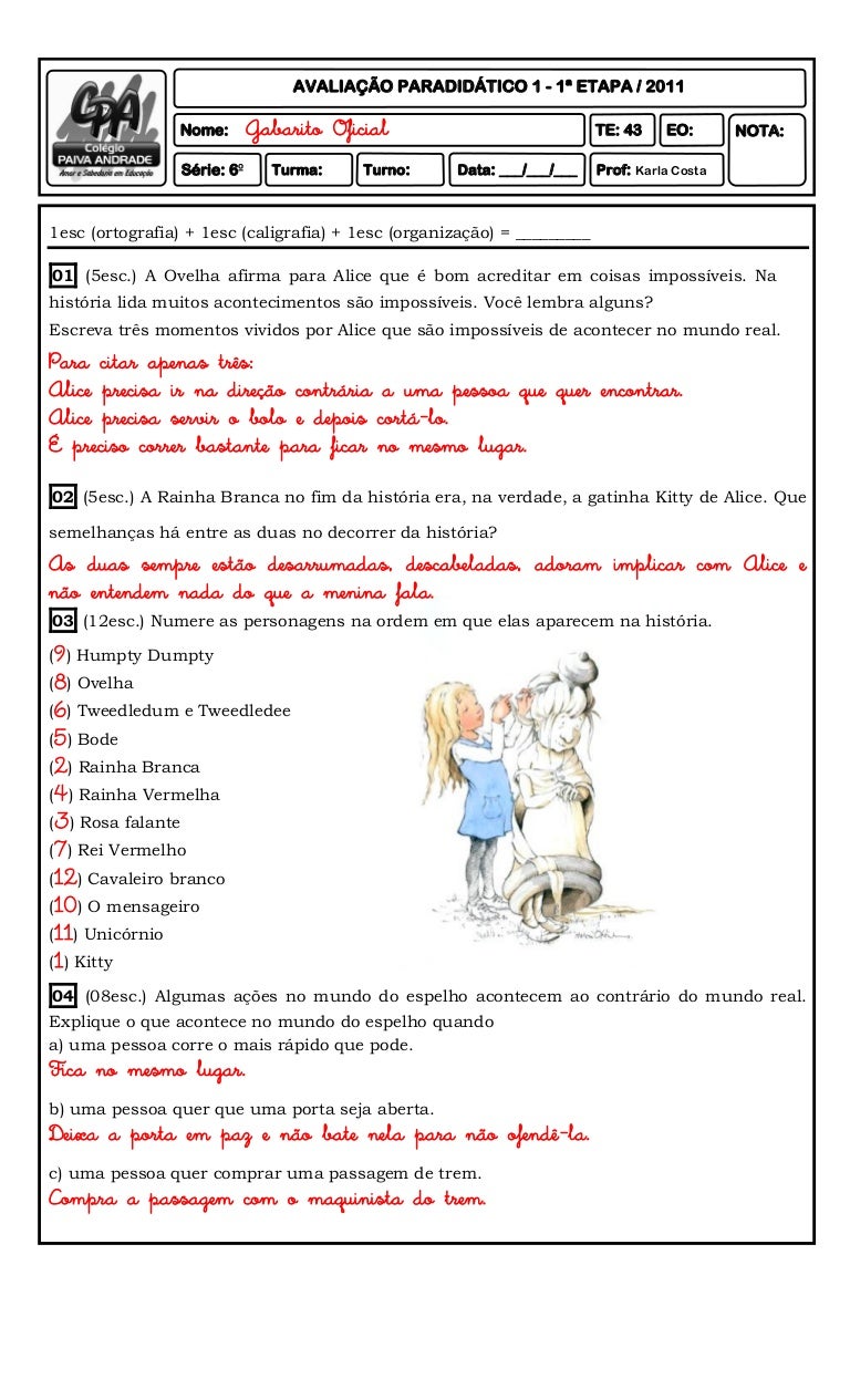 Questões Sobre O Livro Ana Terra Com Gabarito