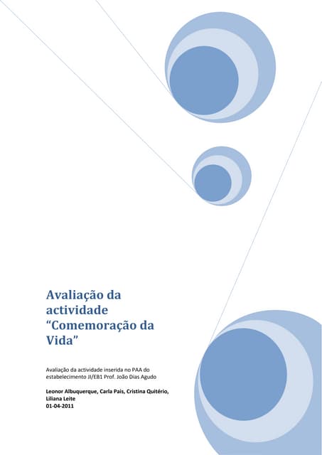 Avaliação actividade da páscoafinal