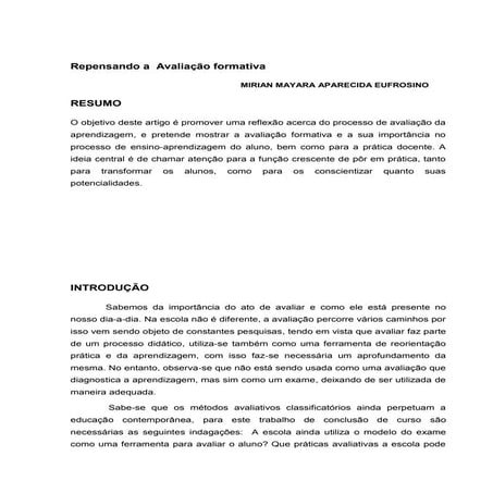 AVALIAÇÃO FORMATIVA artigo.docx