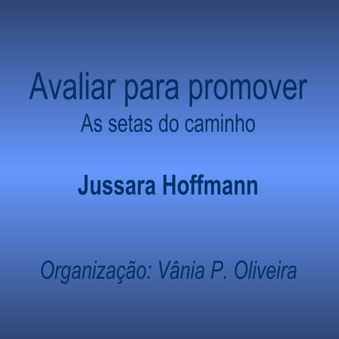 Avaliar Para Promover