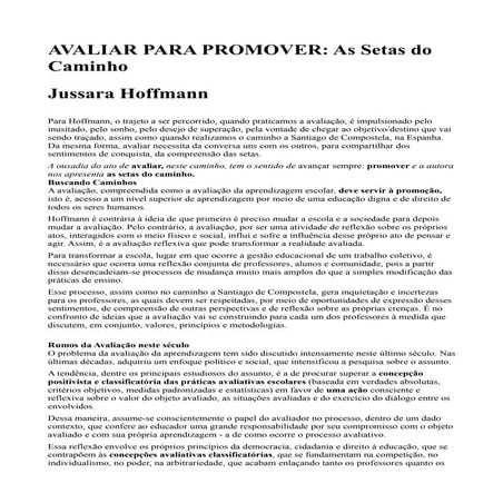 Avaliar para promover