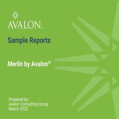 Avalon Sample Reports