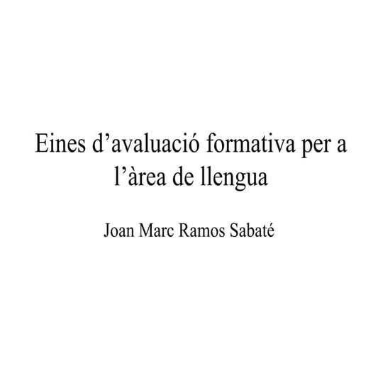 Avaluació Formativa