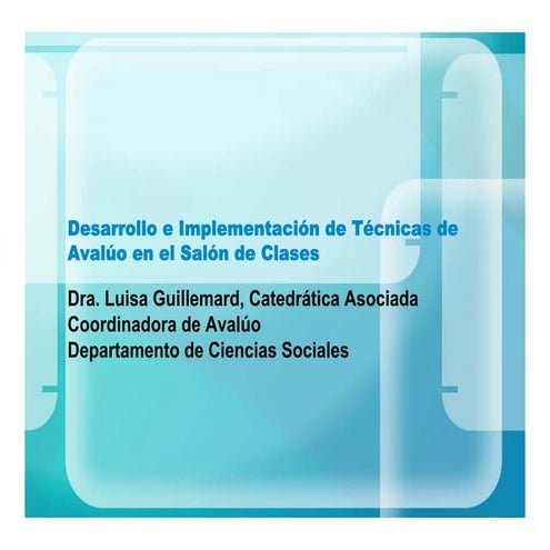 Avalúo vs. evaluación