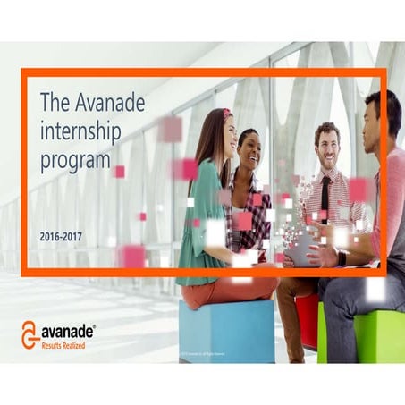 Avanade Internship Program 2016 2017