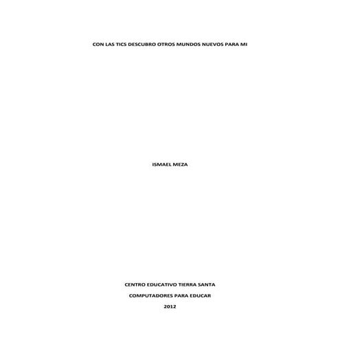 Avance proyecto ismael meza terminado