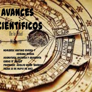 Avances cientificos de la edad moderna