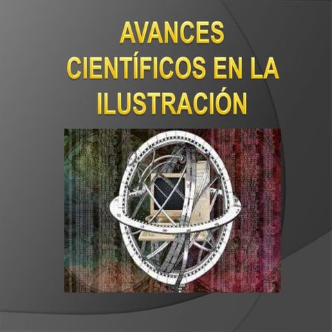 Avances cientificos ilustracion