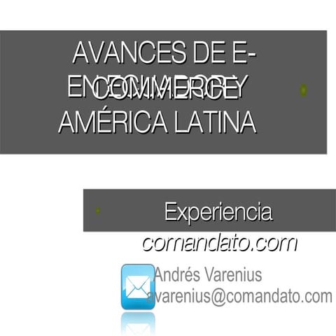 Avances de E-Commerce en Ecuador y América latina