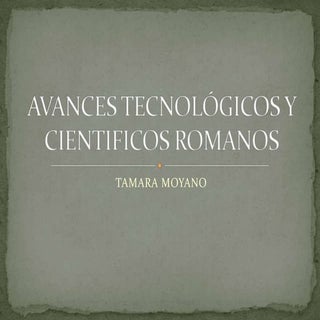 Avances tecnológicos y cientificos ...