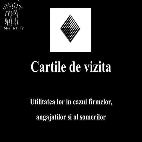 Avantajele cartilor de vizita