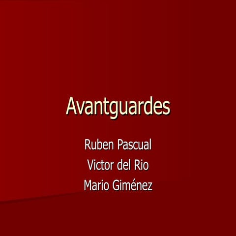 Avantguardes