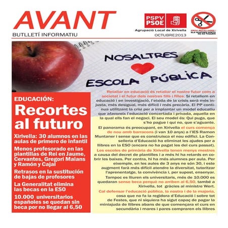 Avant octubre 2013 PSPV Xirivella