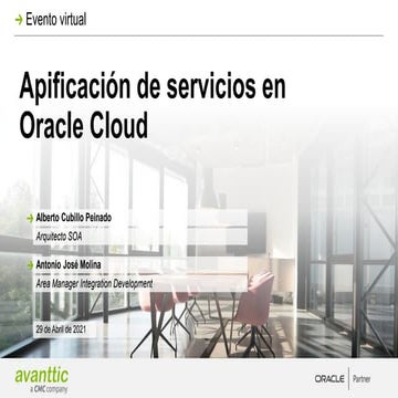 Avanttic evento virtual apificacion_oracle_cloud
