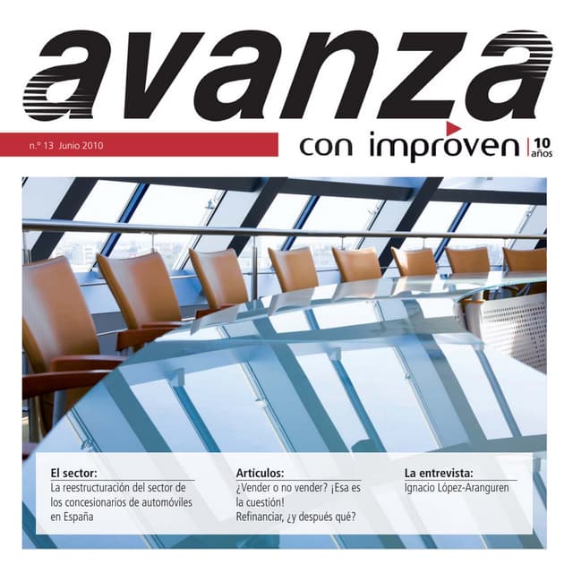 Revista corporativa de Improven Avanza de Junio