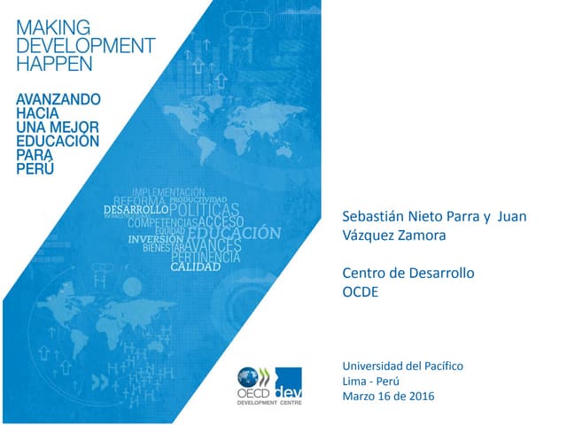 Avanzando hacia una mejor educación para Perú 
