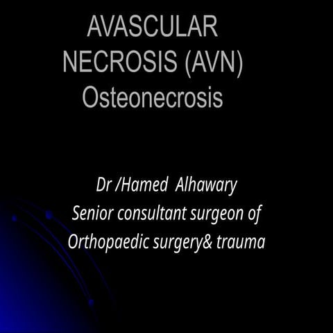Avascular necrosis.ppt for medical students