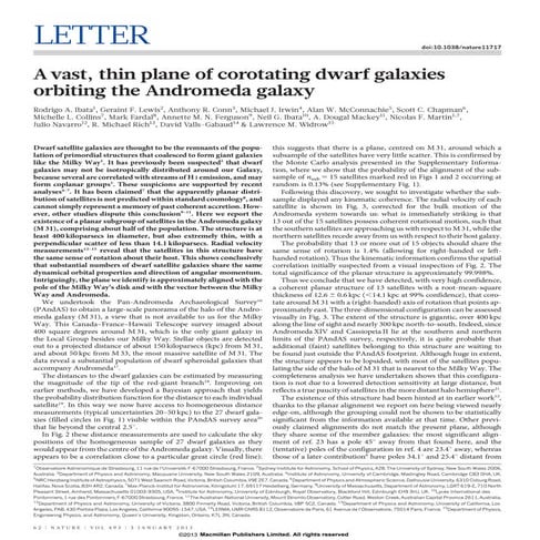 A vast thin_plane_of_corotating_dwarf_galaxies_orbiting_the_andromeda_galaxy