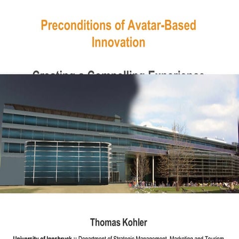 Avatar Based Innovation End