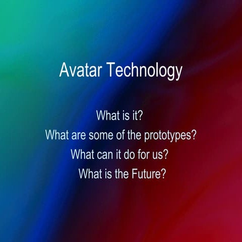 Avatar technology
