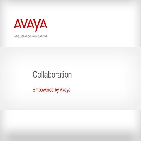 Avaya   Collaboration