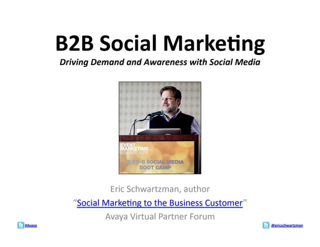B2B Social Marketing: Driving Dema...