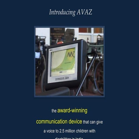 Introduction to Avaz - an AAC Device | PDF