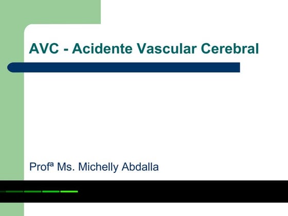 Apresentação acidente vascular cerebral | PPT
