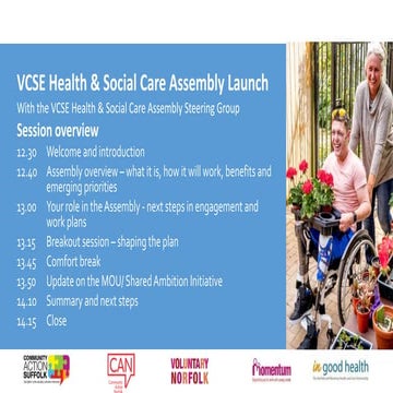 A VCSE Health and Social Care Assembly for Norfolk 