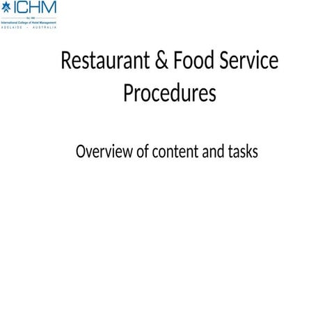 AVDIP102 Rest & Food Service Procedures OS vers.pptx