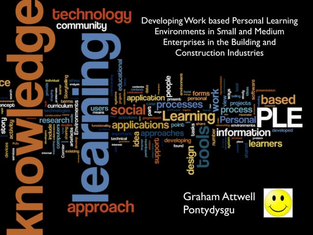 Developing Work based Personal Learning Environments in Small and Medium Enterprises