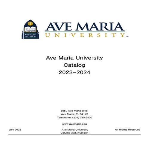 Ave Maria University Catalogue 2023-2024.pdf