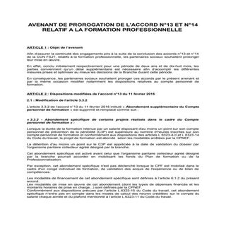 IDCC 2336 Avenant de prorogation fo...