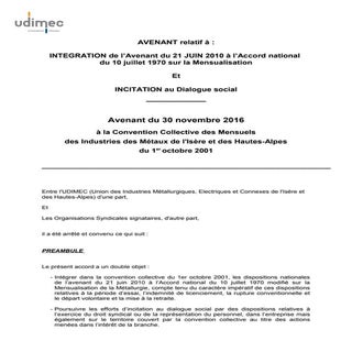 IDCC 2221 Avenant dialogue social e...