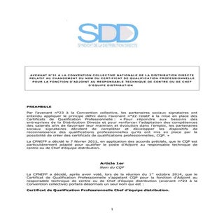 IDCC 2372 Avenant n°31 à l'accord c...