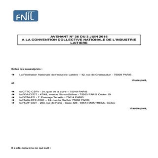 IDCC 112 Avenant n 36 du 3 juin 201...