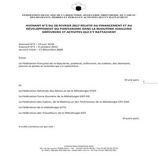 IDCC 567 Financement du paritarisme...