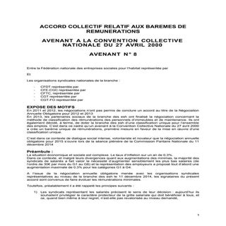 IDCC 2150 Rémunérations dans les so...