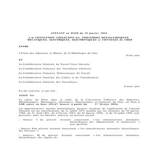 IDCC 1576 Avenant val .point 1er fé...