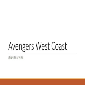 Avengers west coast - Jennifer Wise